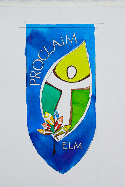 Proclaim ELM watercolor sketch Proclaim ELM watercolor sketch