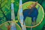 Birch Forest Moose