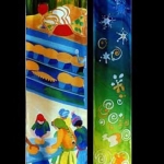 Kristen Gilje, Breadmaking at Holden, hand painted silk, 9ft. x 48 in., 2002