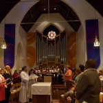 Kristen Gilje Philadelphia Seasonal Banners in Schaefer-Ashmead Chapel